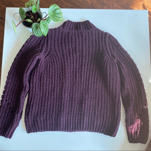 Vero Moda Knitted Yarn Sweater in Eggplant Purple from Hudson’s Bay - Picture 9 of 9